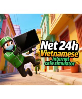 Net 24h: Vietnamese Internet Cafe Chaos Steam Key GLOBAL